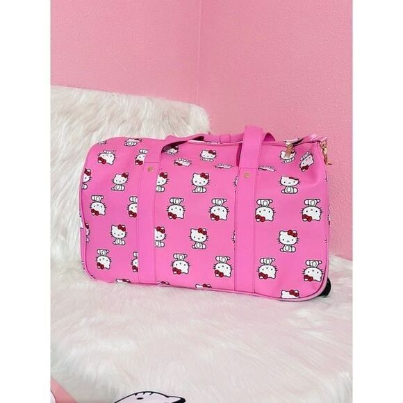 Hello Kitty Rolling Duffel Bag - Picture 4 of 6